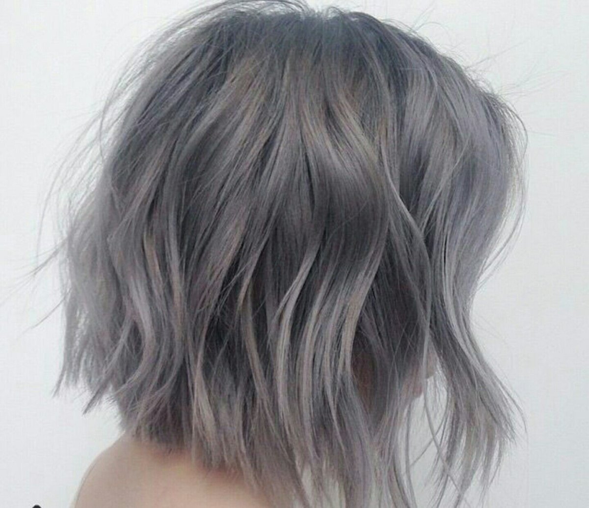 Пепельный на короткие волосы