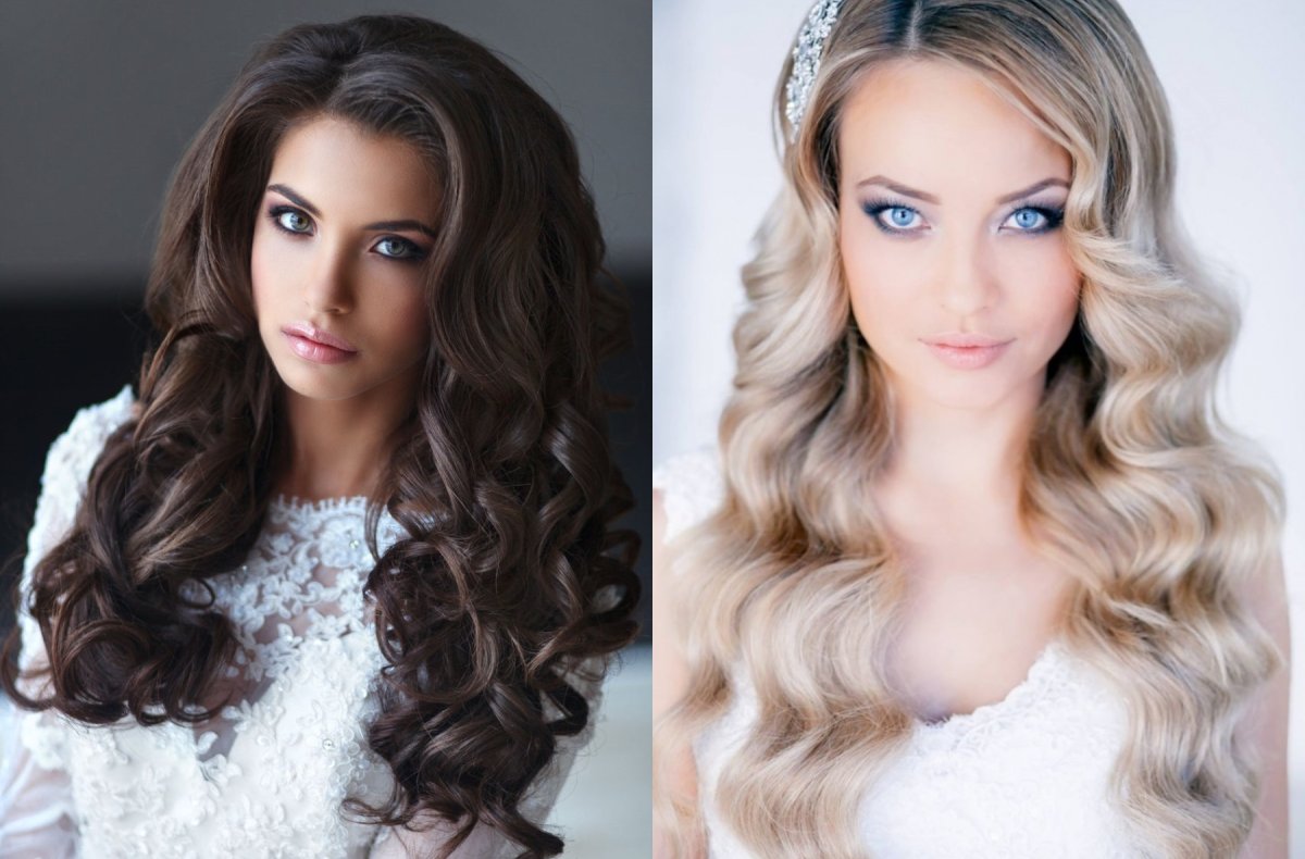 Прически на длинные волосы распущенные