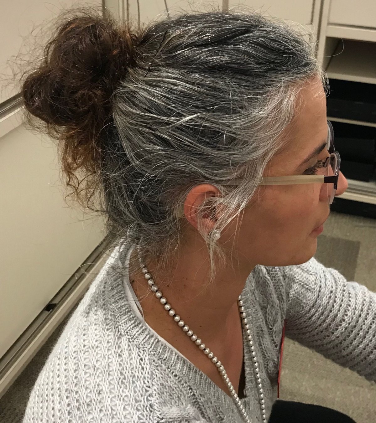 Окрашивание волос с проседью