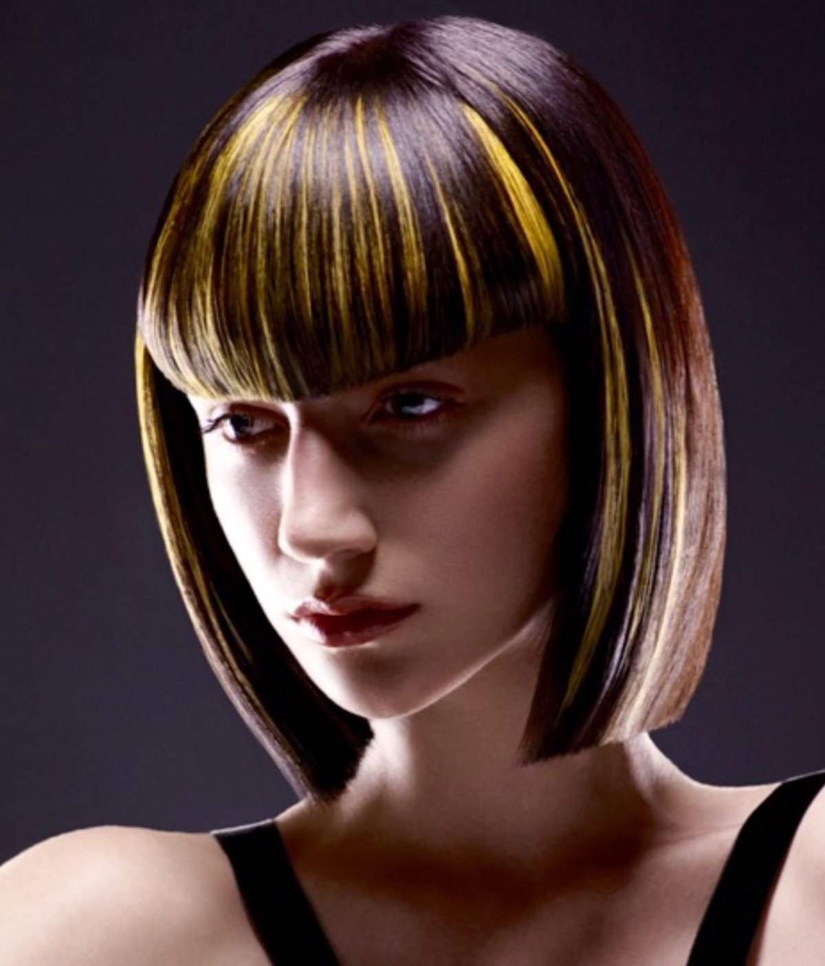 Пшеничный балаяж на темные