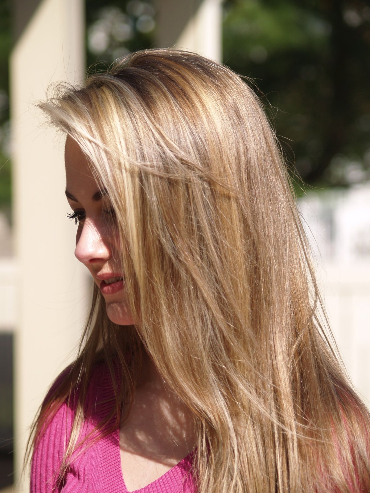 Естественное мелирование на русые волосы