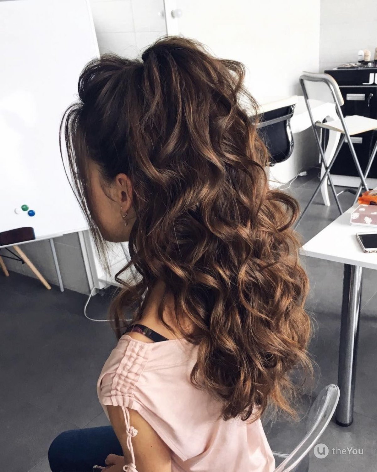 Красивый хвост на средние волосы пошагово