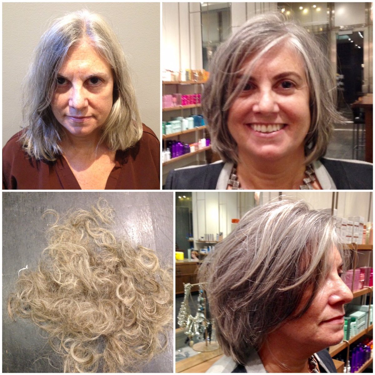 Шатуш на седых волосах