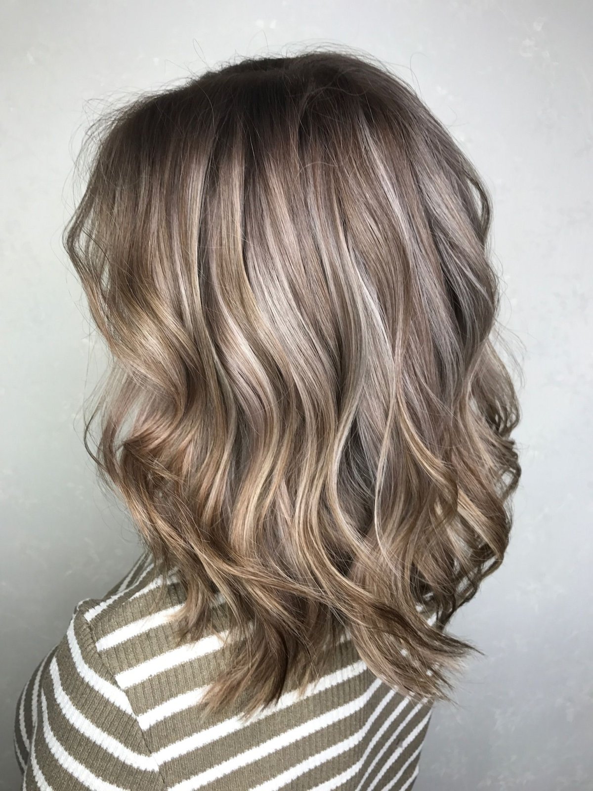 Мелирование платинум