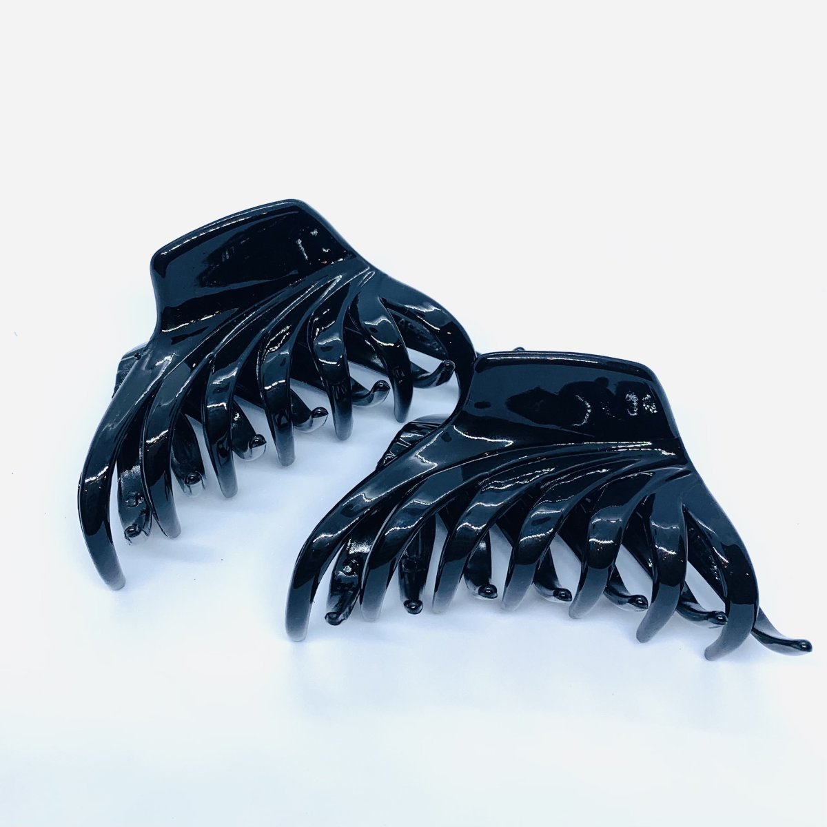 Крабик для волос маленький черный