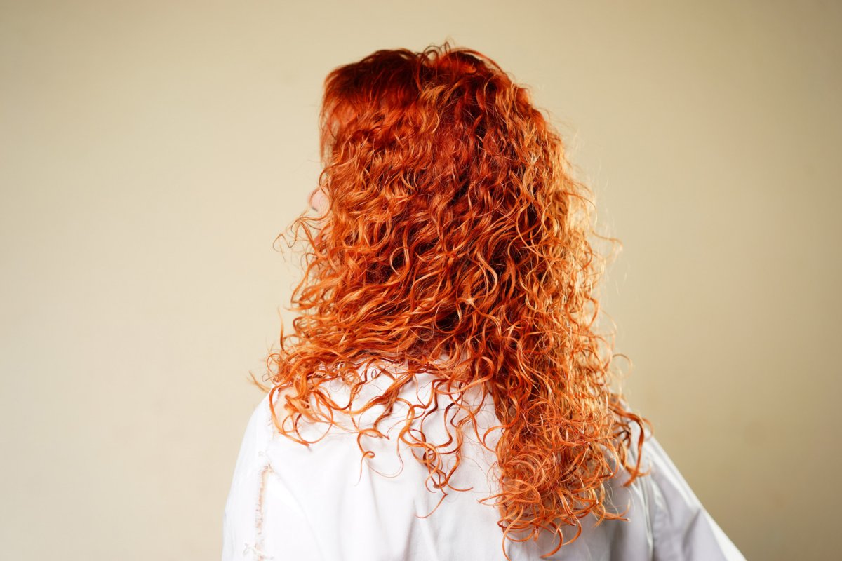 Химическая завивка на рыжие волосы