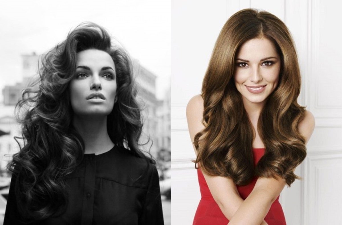 Естественные Локоны на длинные волосы