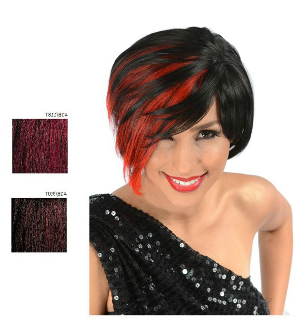 Окрашивание в рыжий на короткие волосы