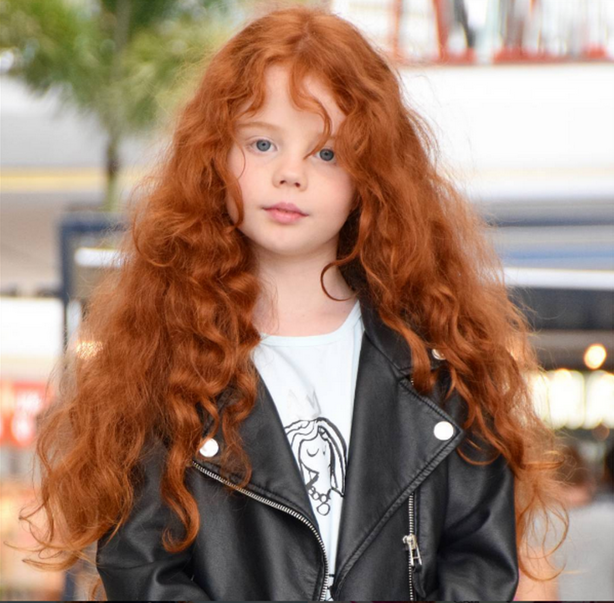 Рыжие кудрявые волосы дети