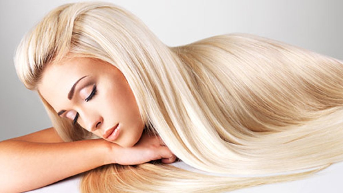 Ламинирование волос блонд