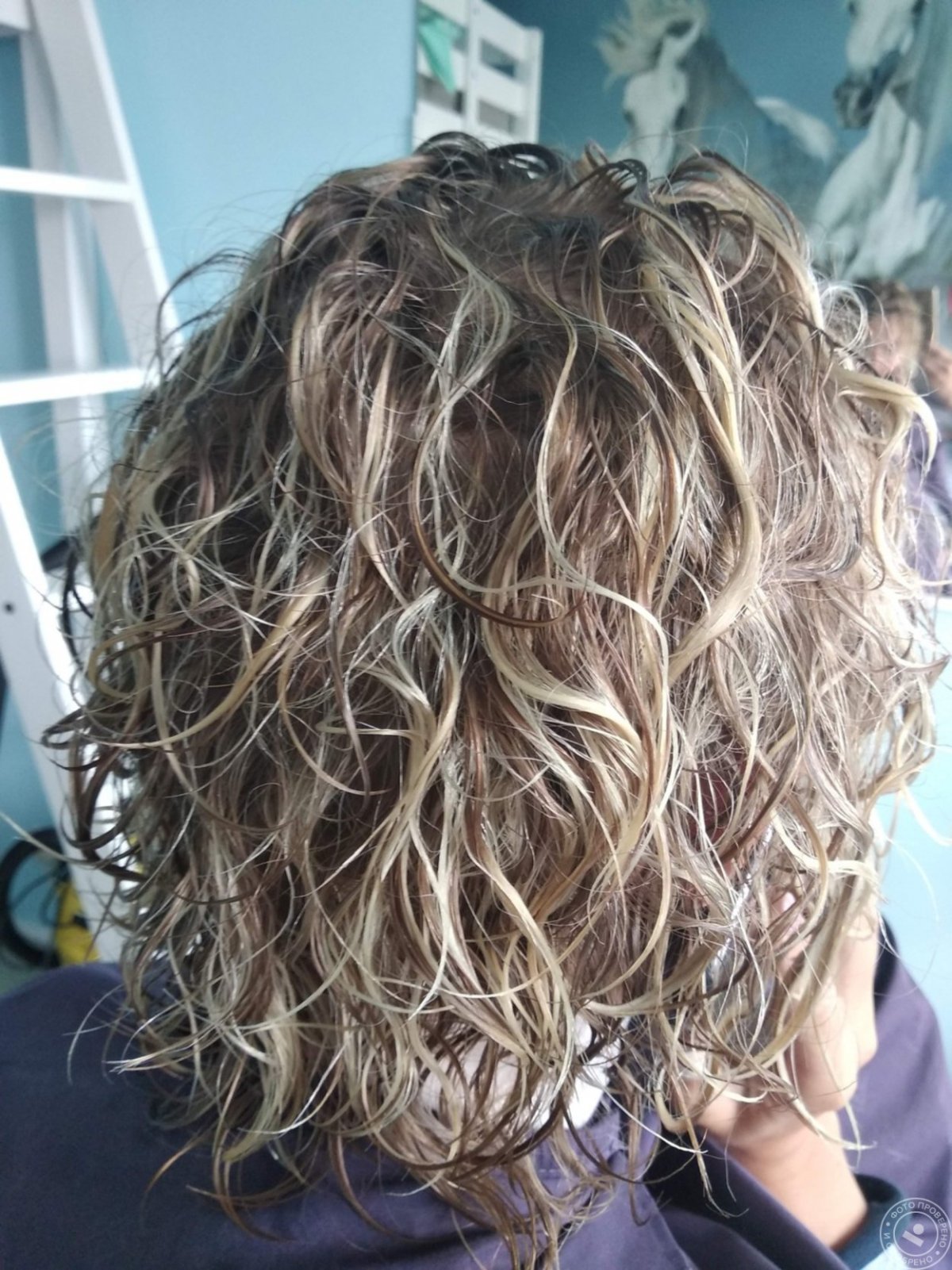 Химическая завивка на короткие волосы