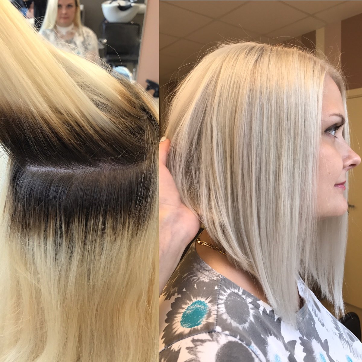 Прикорневое мелирование