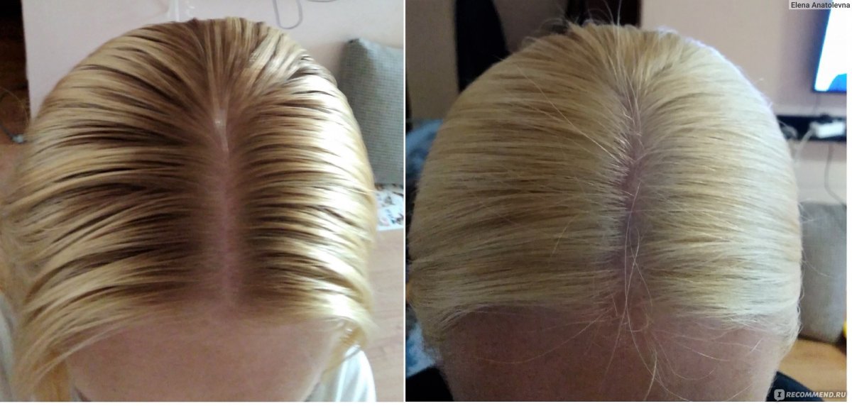 Осветление волос до и после