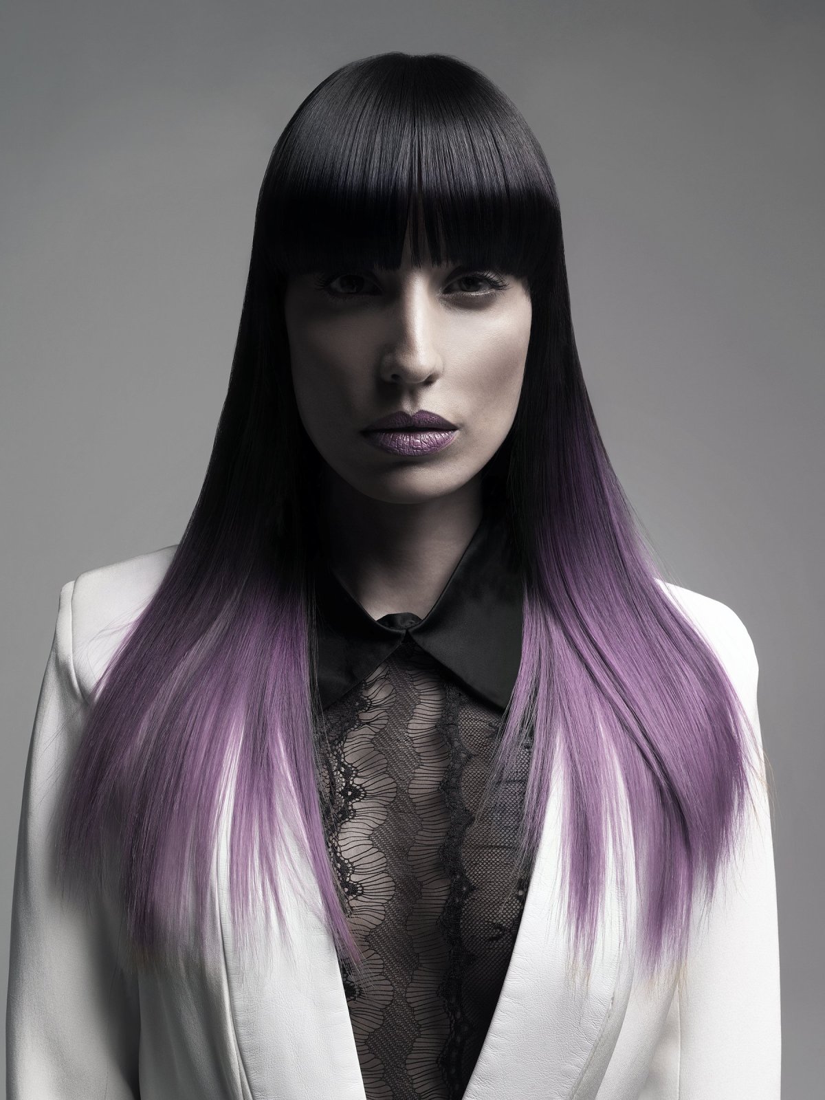 Двухцветное окрашивание волос