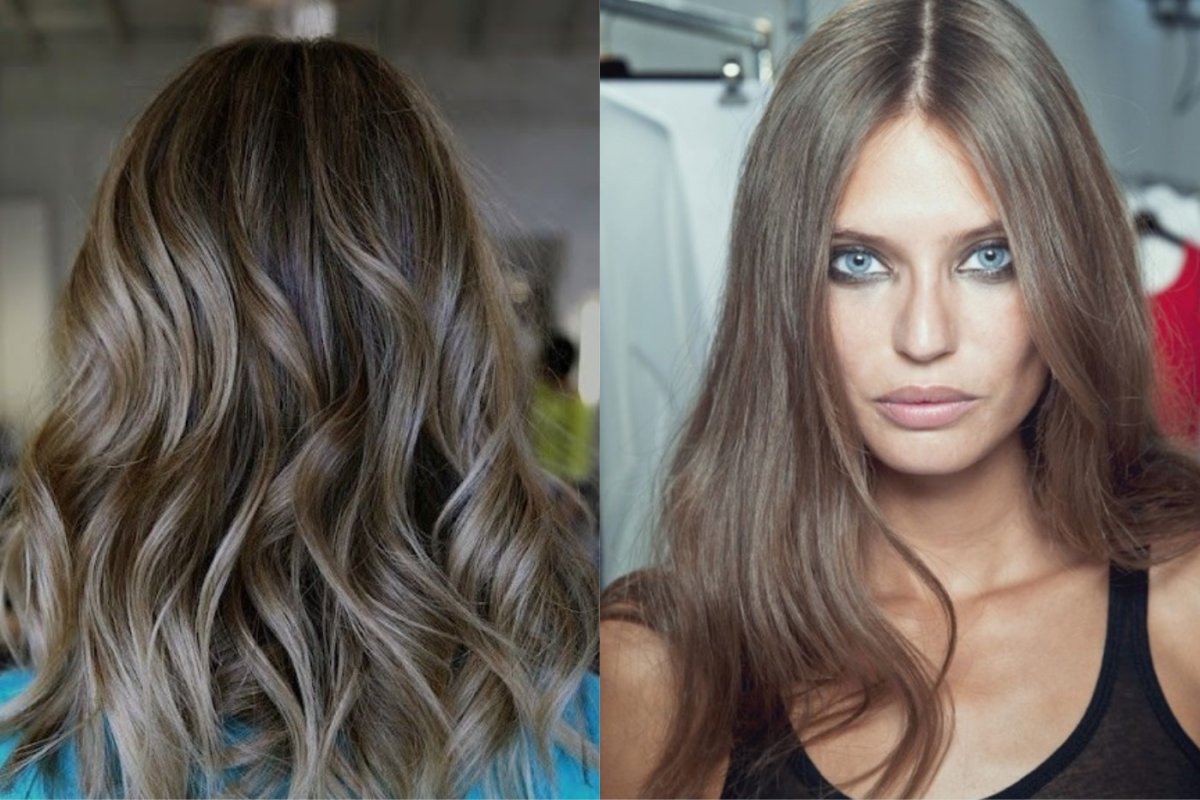 Хайлайтс балаяж пепельный