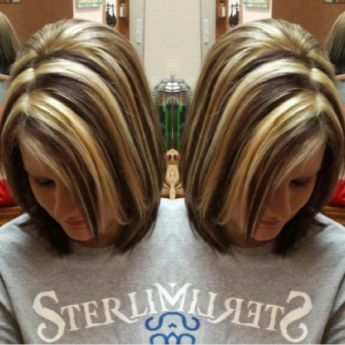 Мелирование на фольгу на короткие волосы