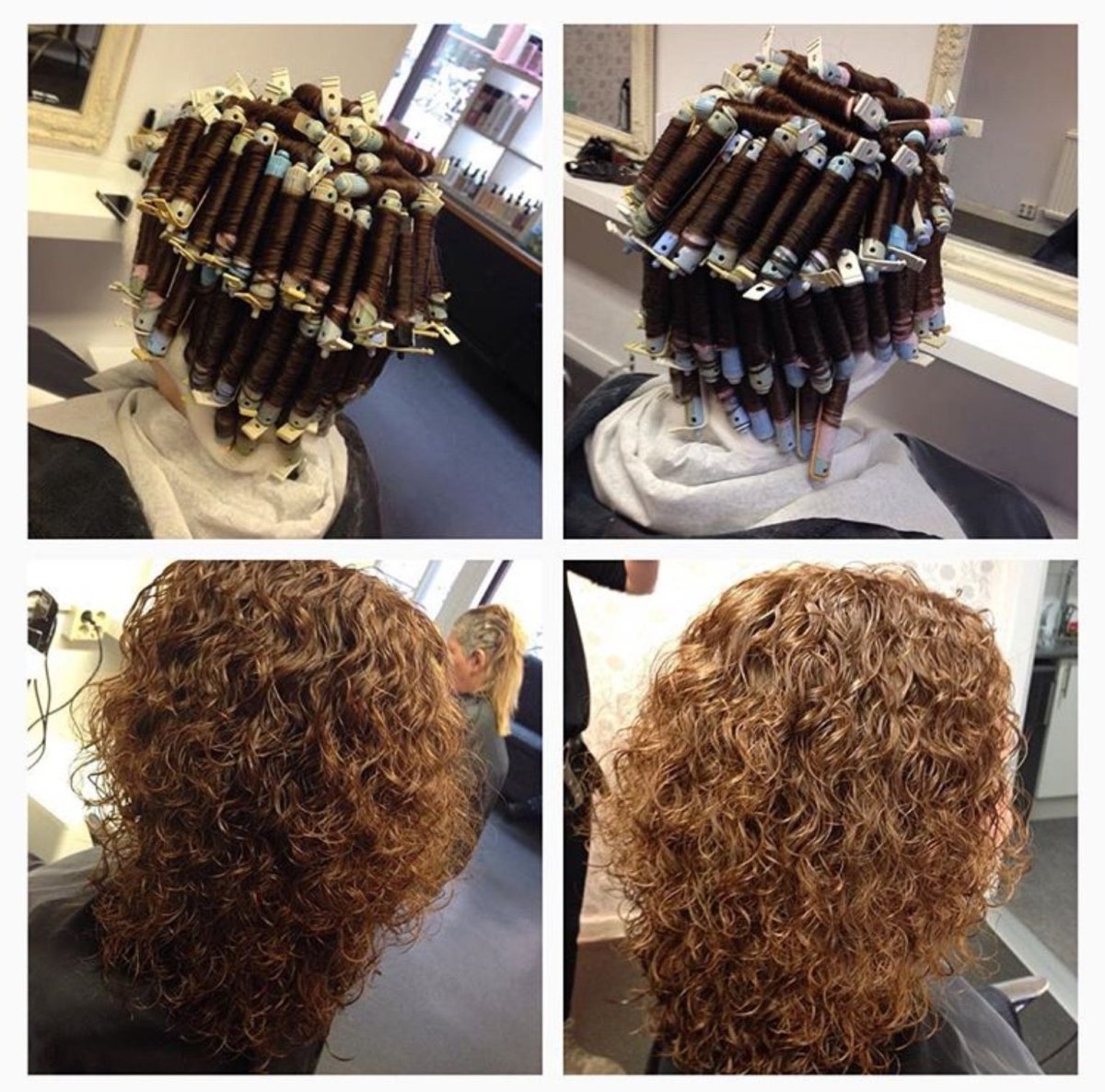 Кудри на бигуди коклюшки