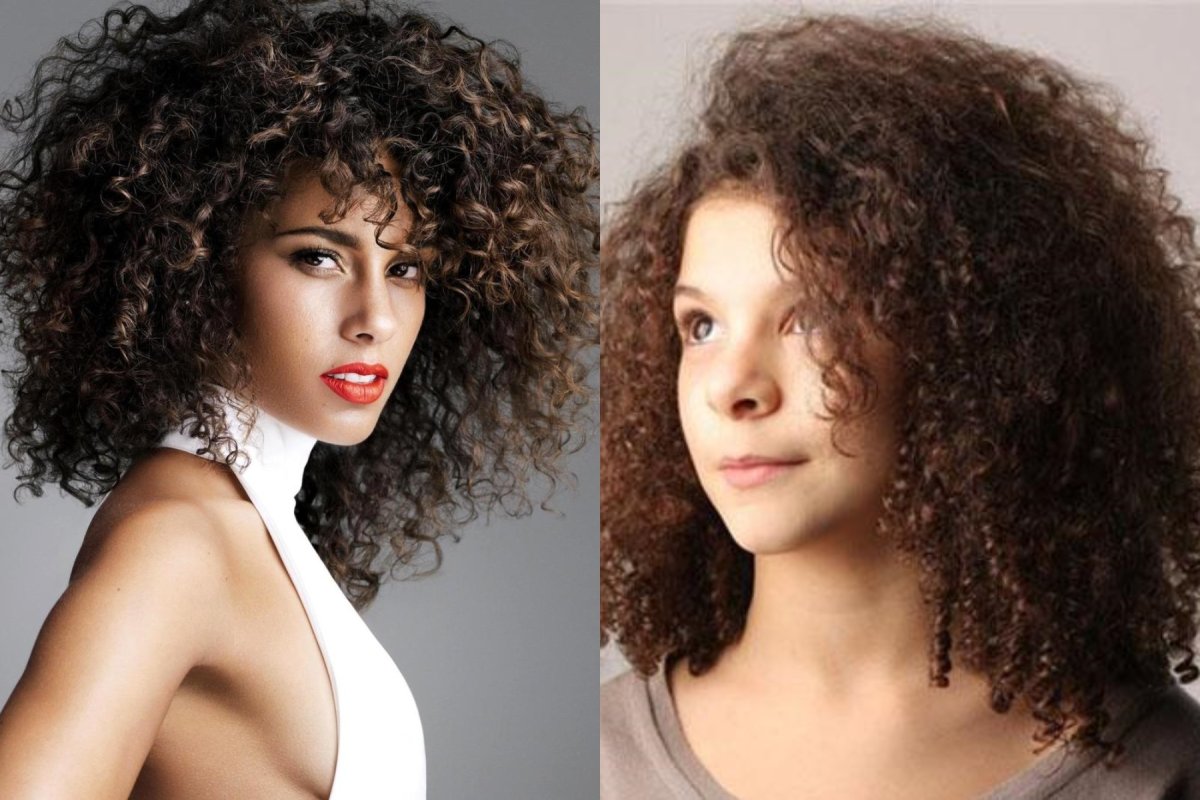 Биозавивка на крупные кудри каре