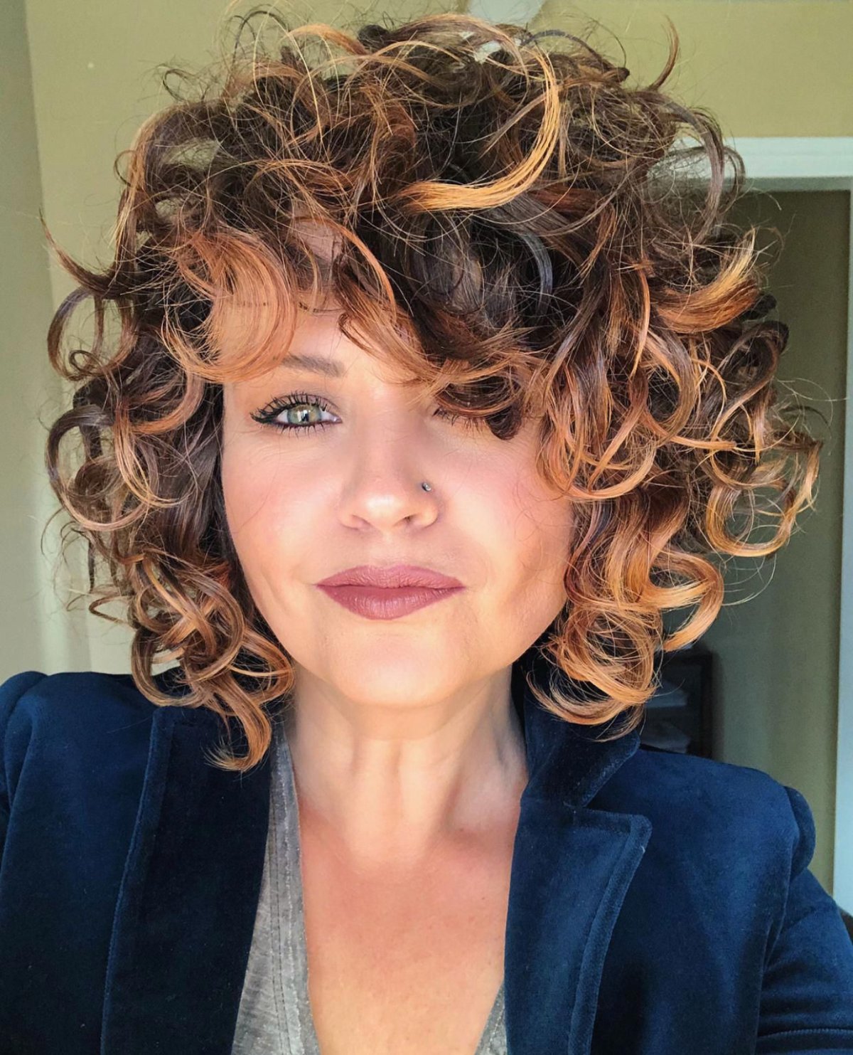 Химическая завивка на осветленные волосы