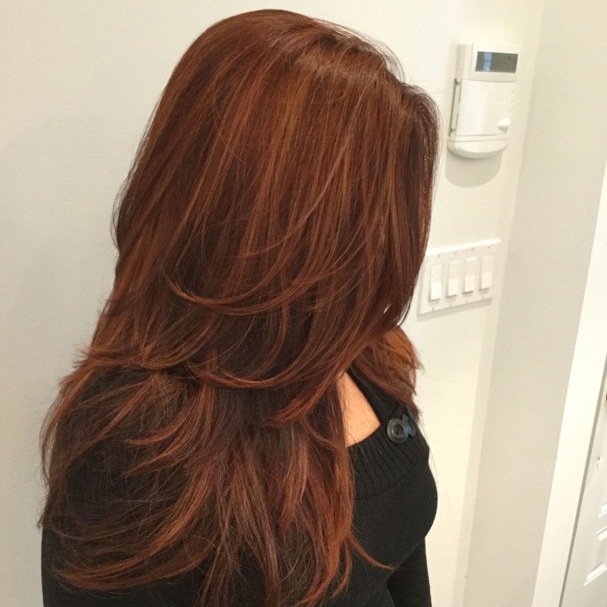 Медный Обурн цвет волос