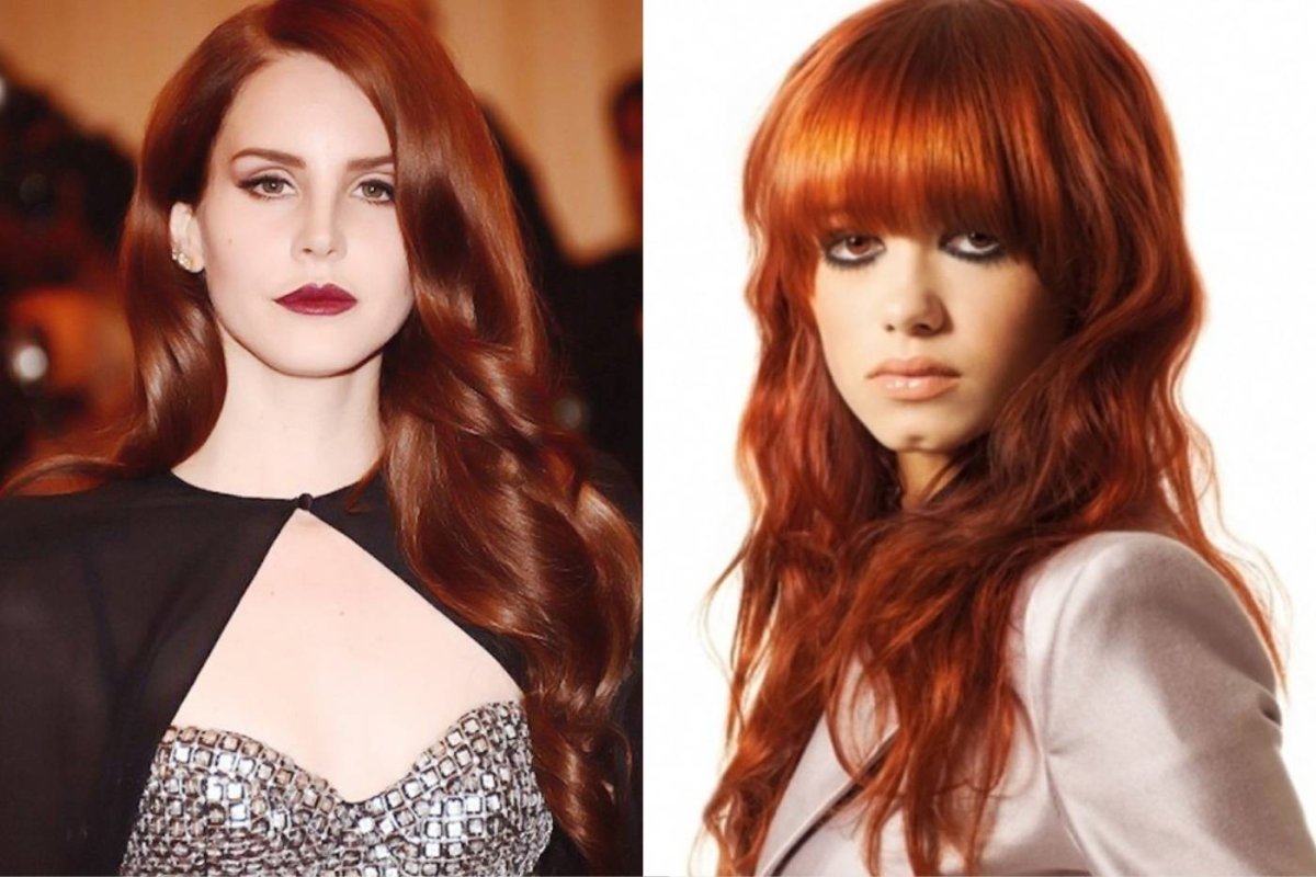 Цвета волос рыжевато медный каштан