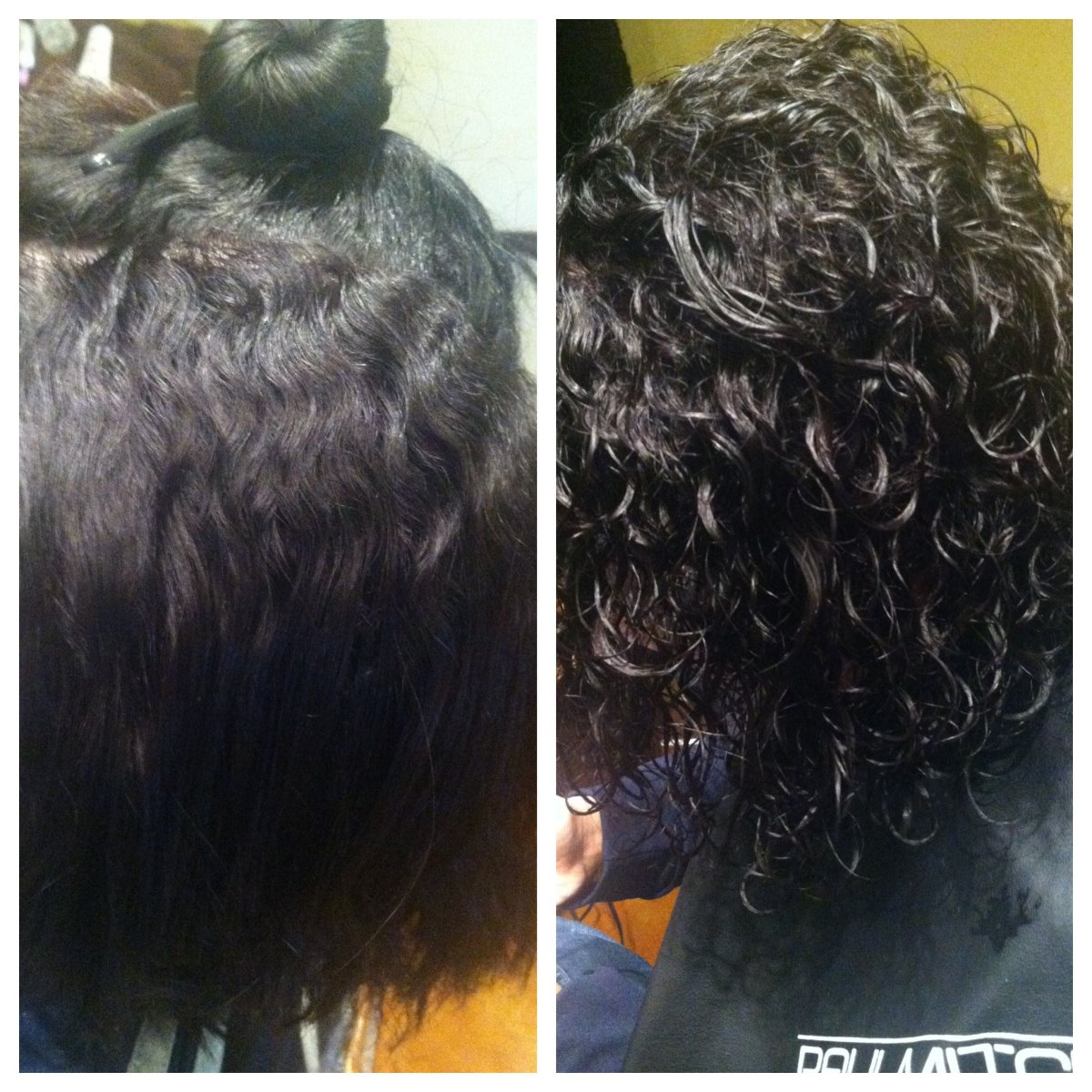 Сожженные волосы после химической завивки