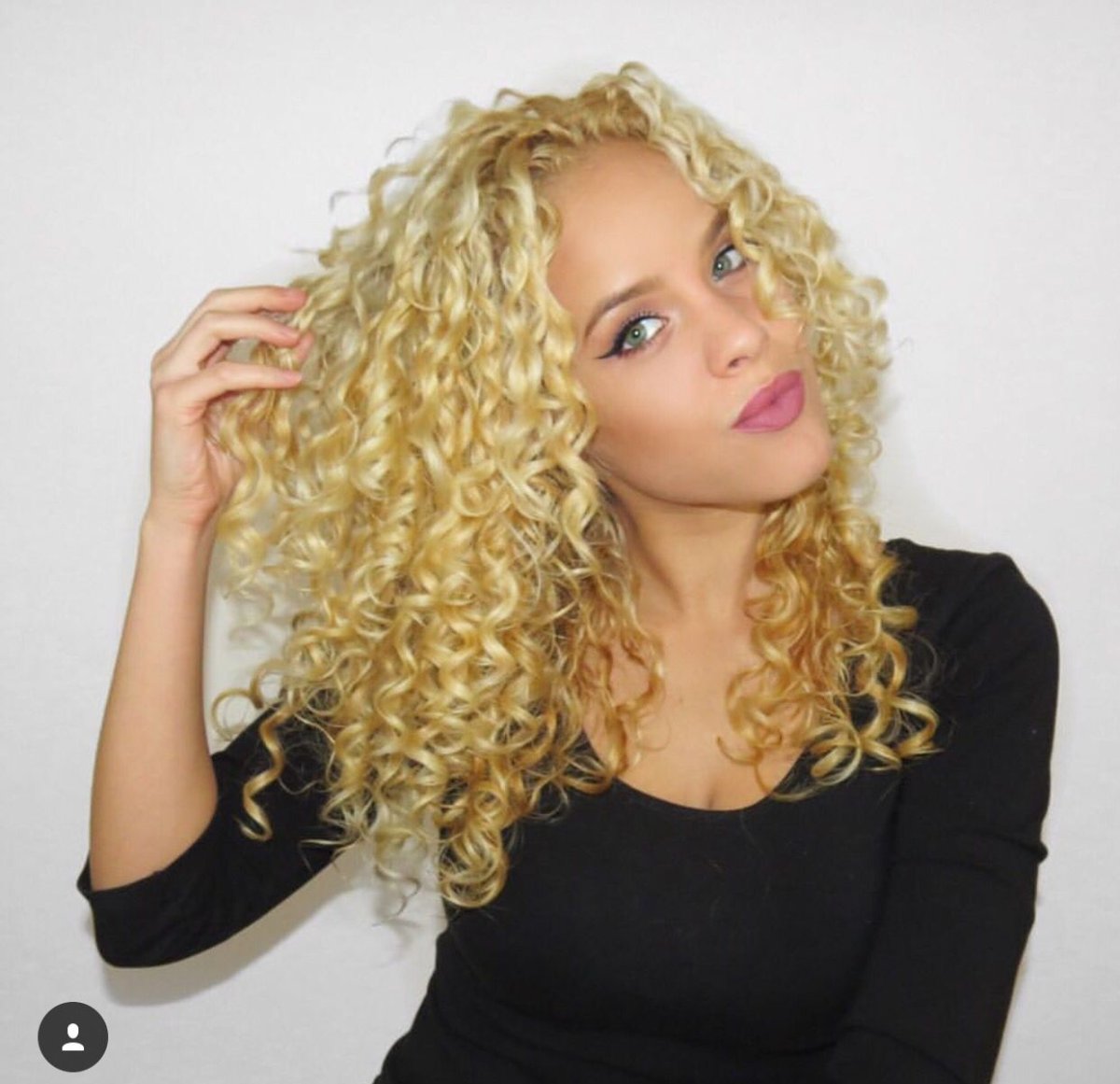 Завивка на блонд