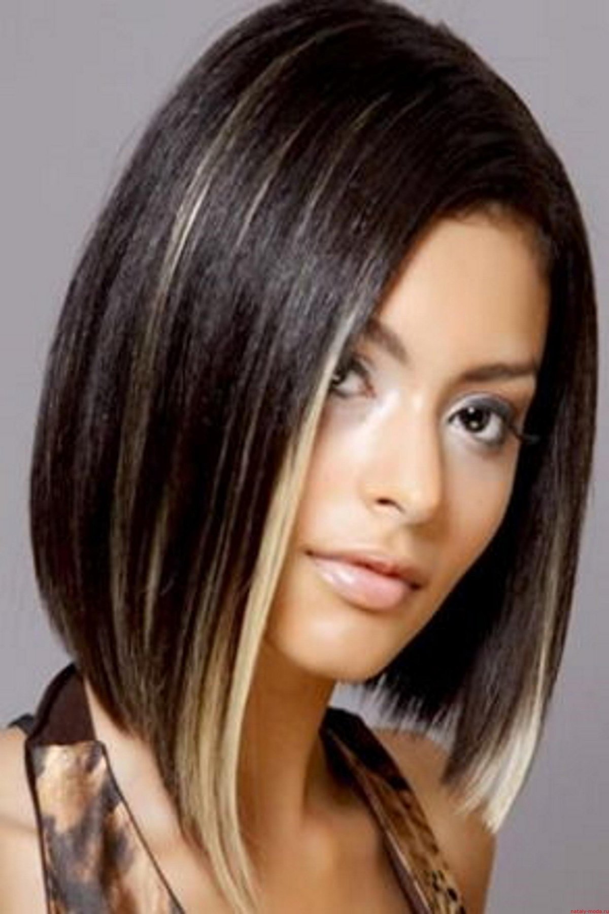 Удлиненное каре мелирование балаяж