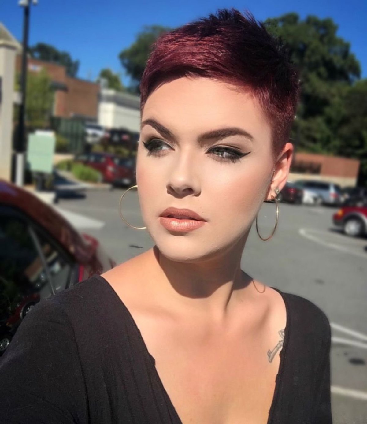 Ультракороткая челка