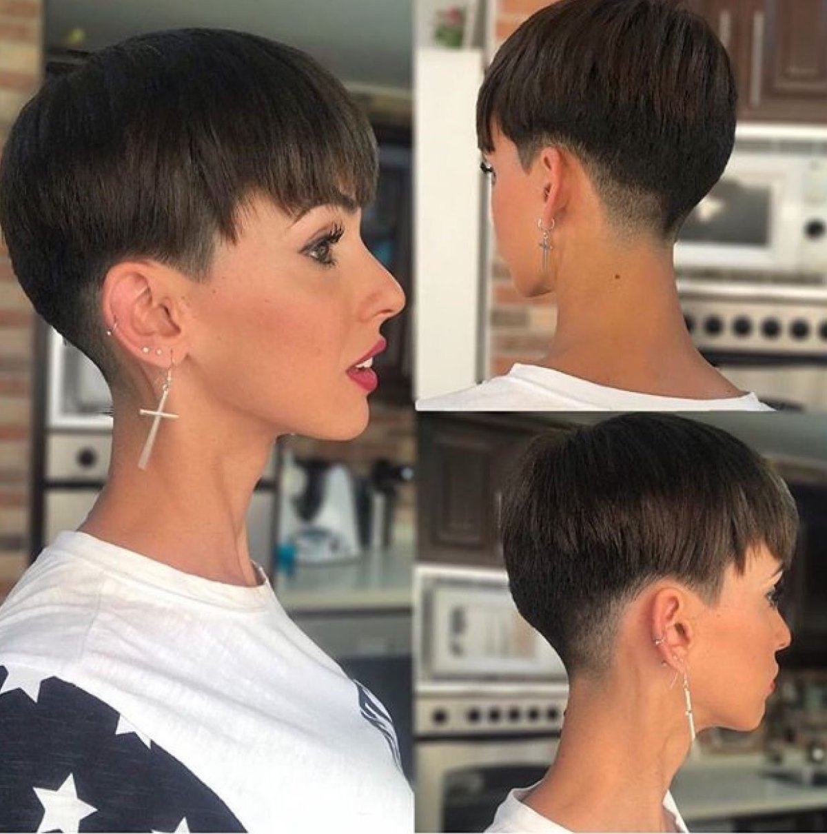 Короткие стрижки для женщин под машинку