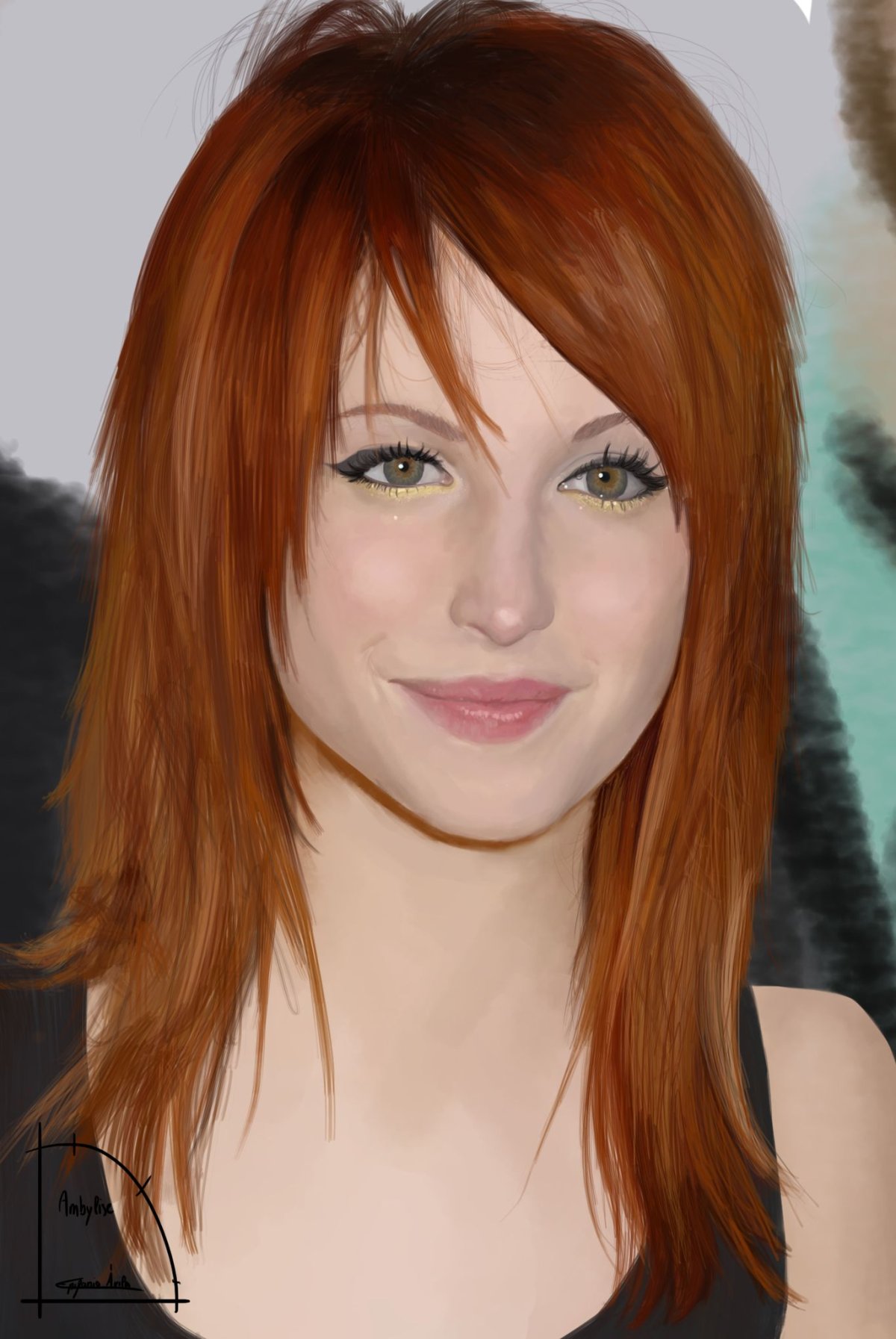 Хейли Виллиамс причёска рыжая