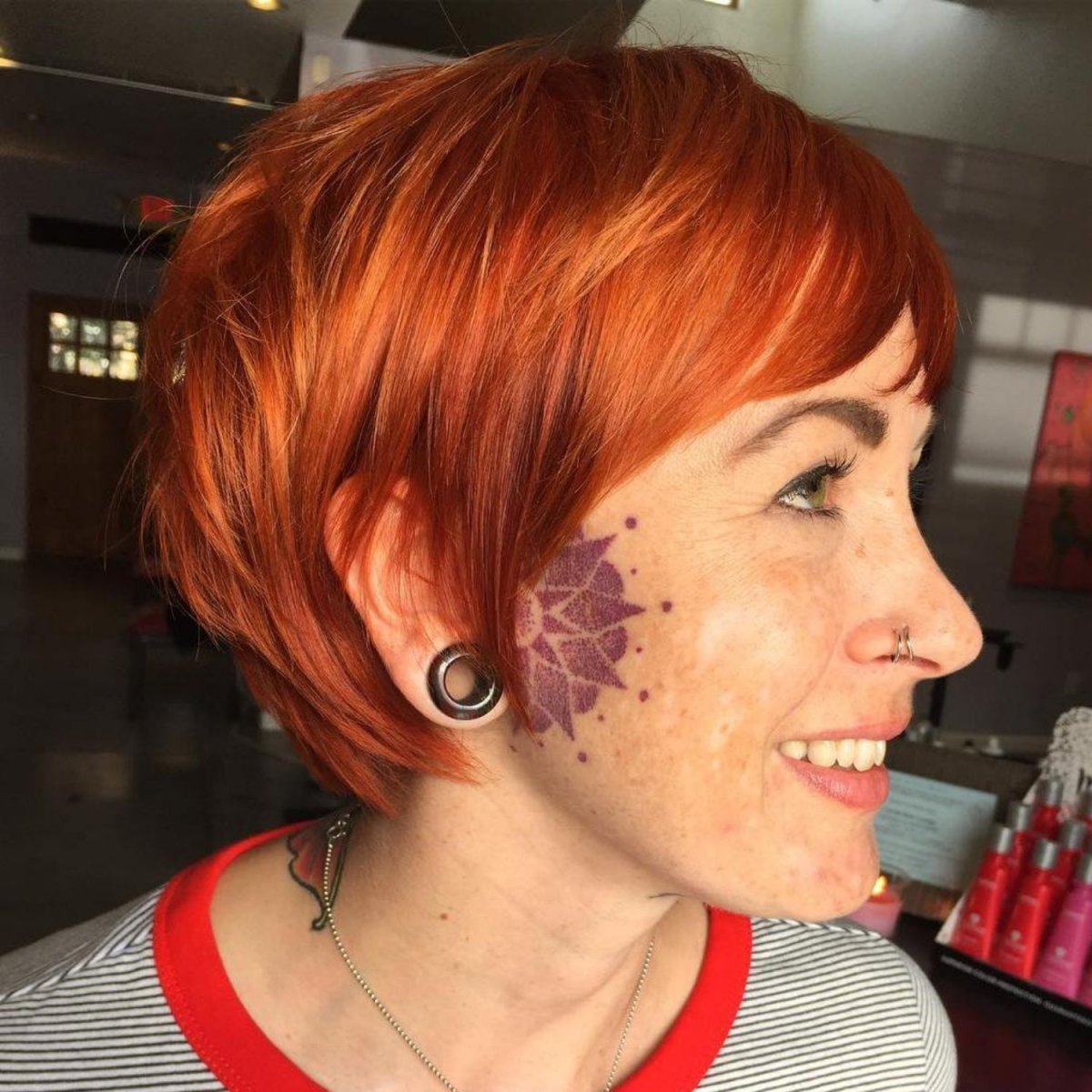 Пиксибоб рыжий цвет волос