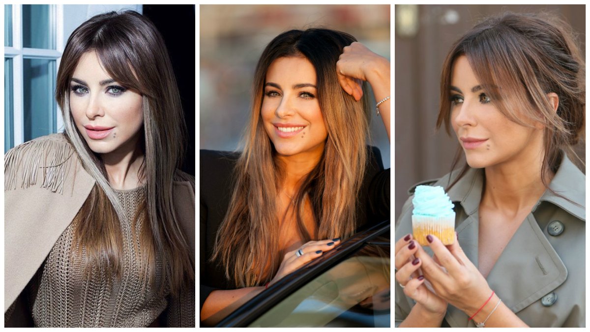 Ани Лорак с длинной челкой