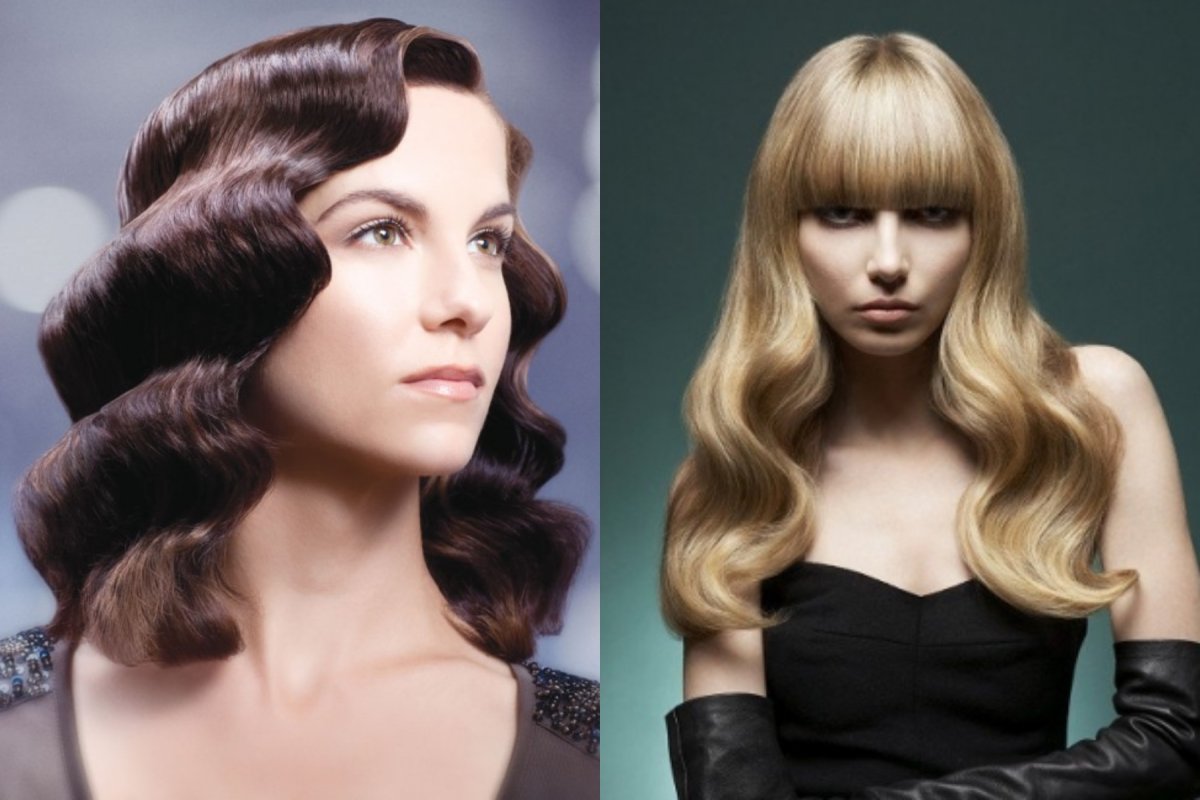 Прическа волны