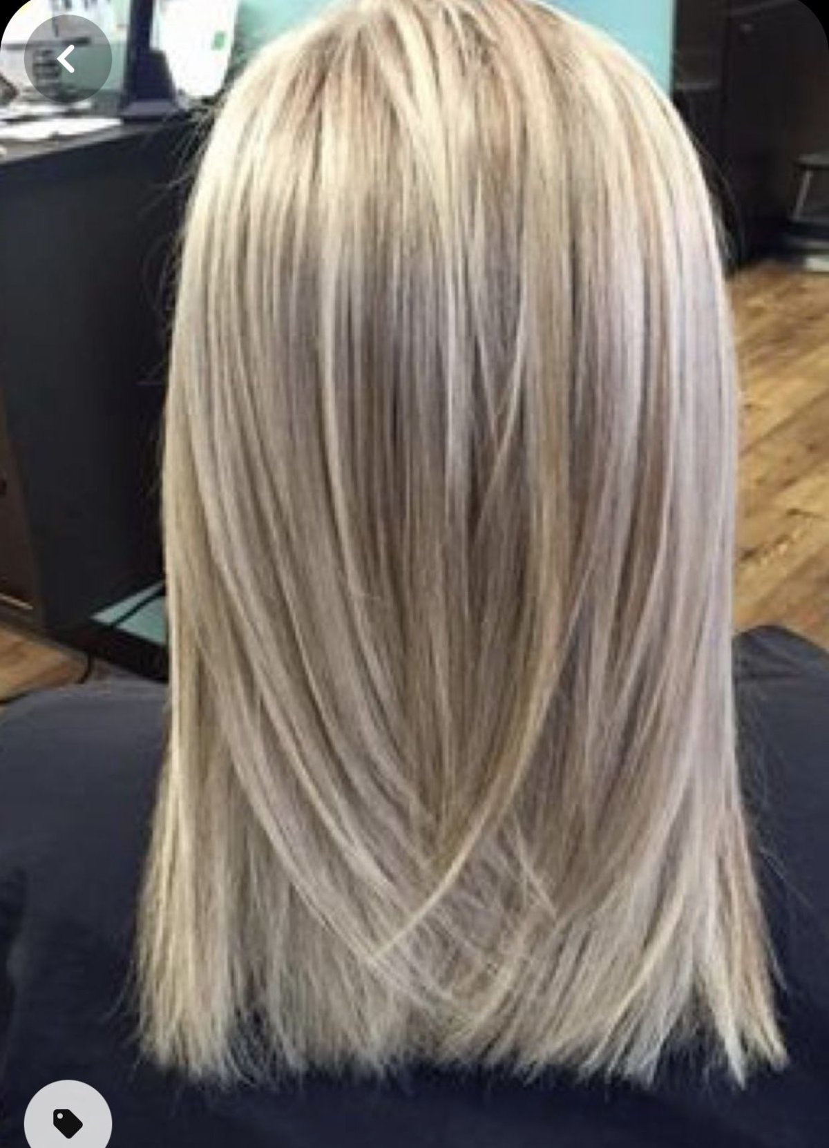 Пепельно русый балаяж каре