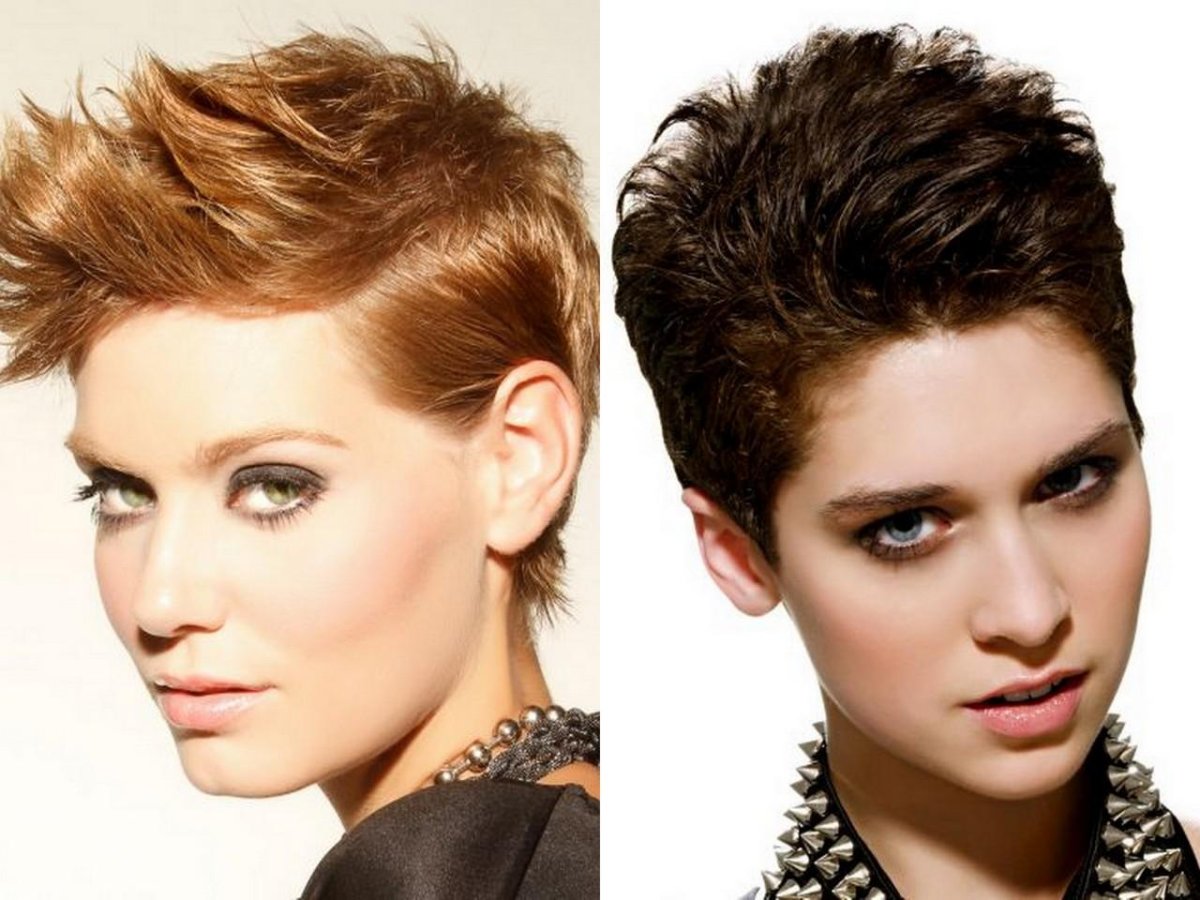 Укладка на очень короткие волосы