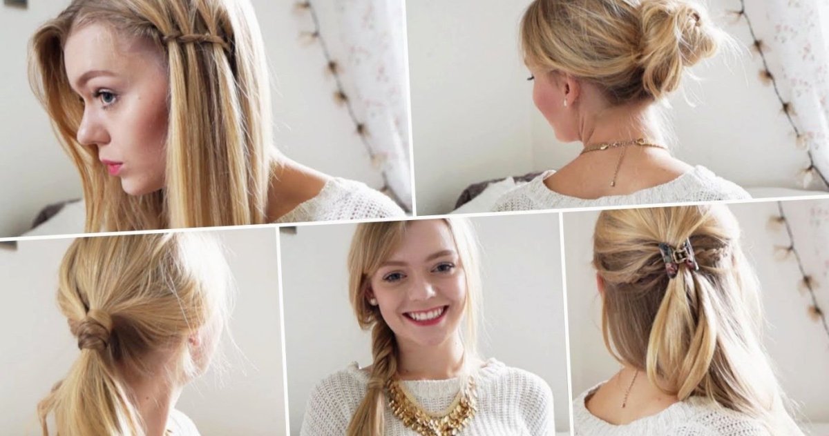 Легкие прически на тонкие длинные волосы