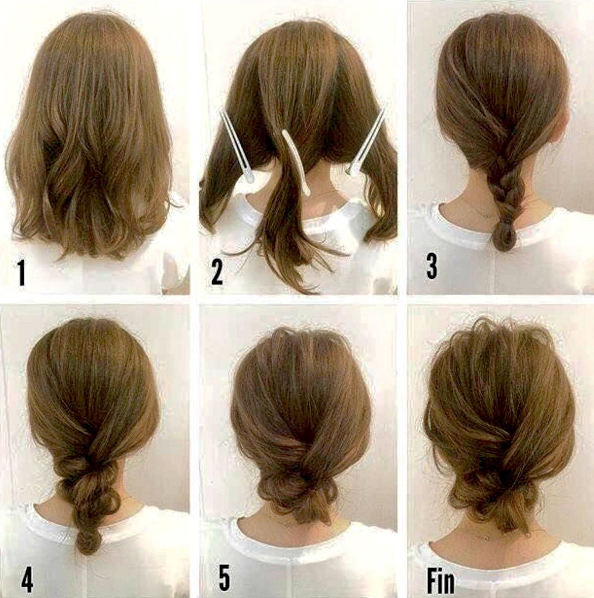 Легеие причёски на короткие волосы