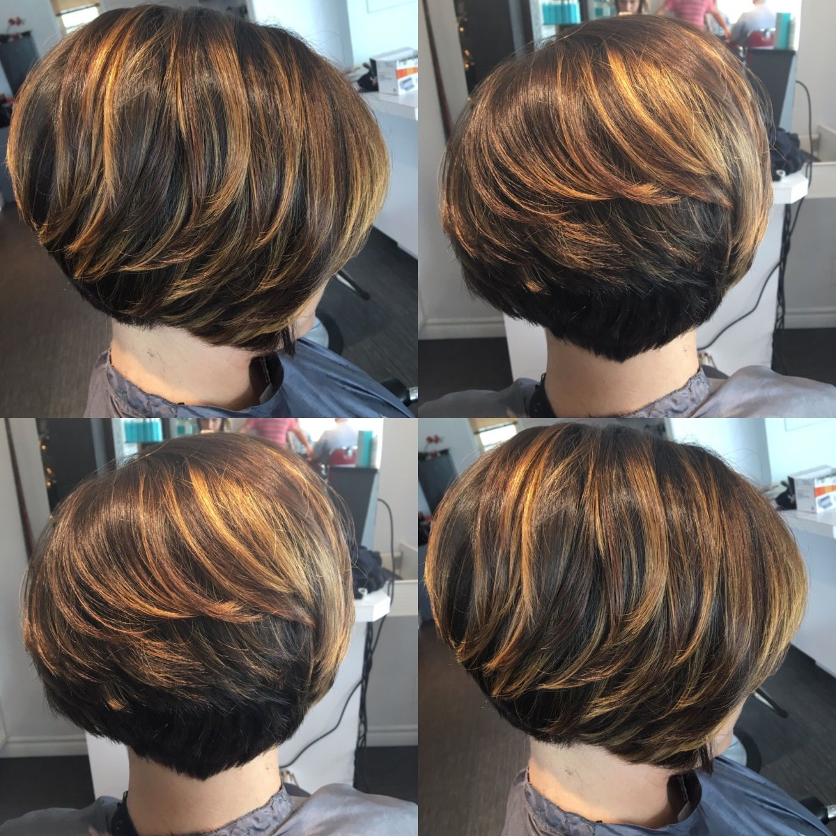 Мелирование только макушки