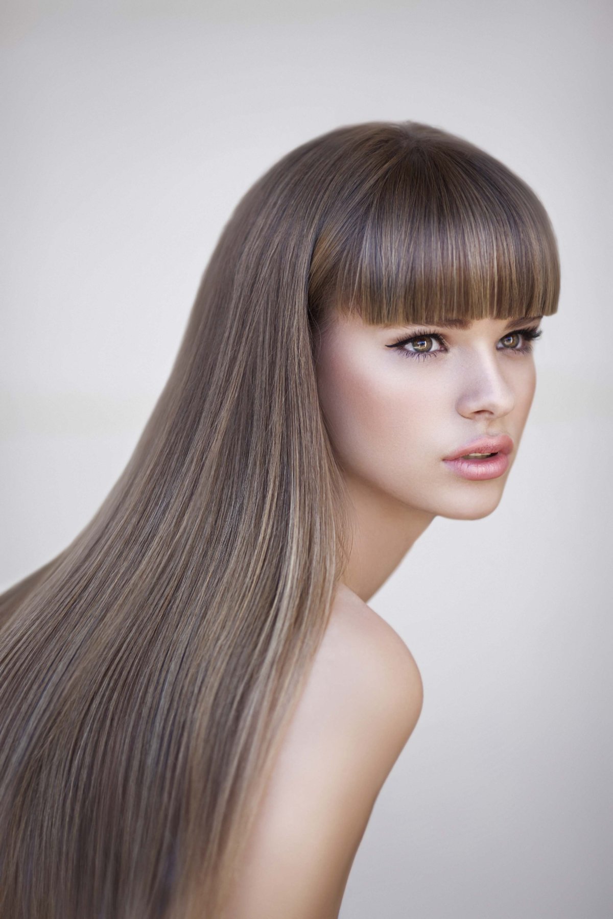 Мелирование с пепельным шоколадом