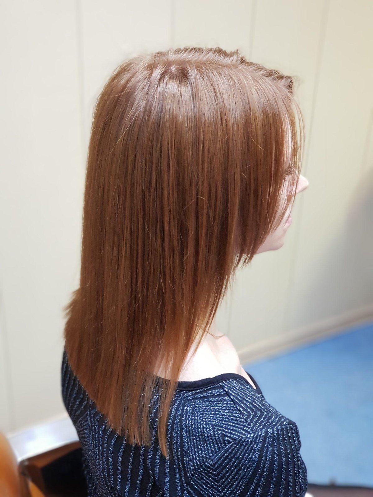 Стрижка полукругом на средние