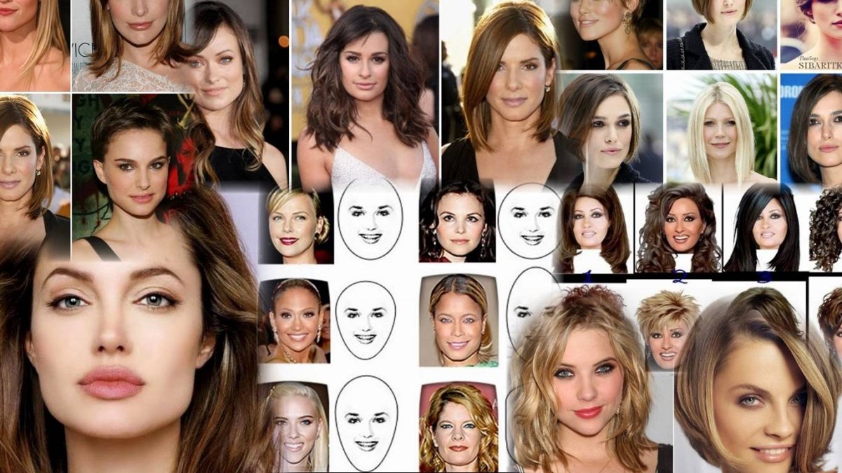 Прически для квадратного типа лица