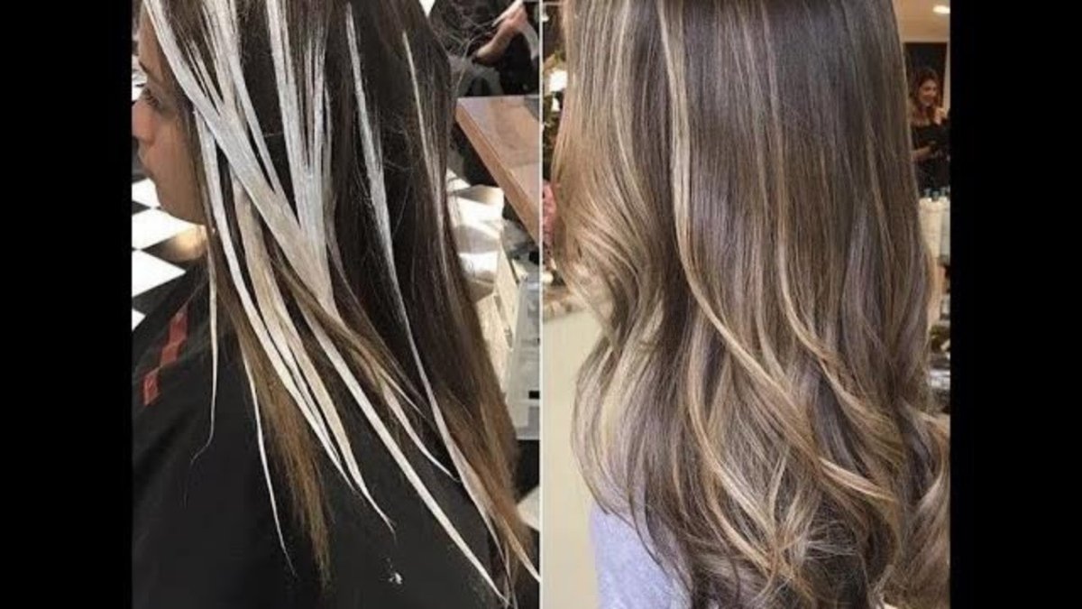 Окрашивания балаяж техника балаяж