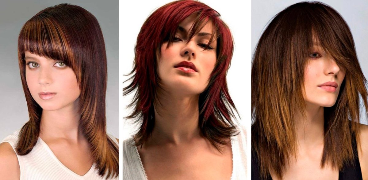 Каскад лесенка филировка