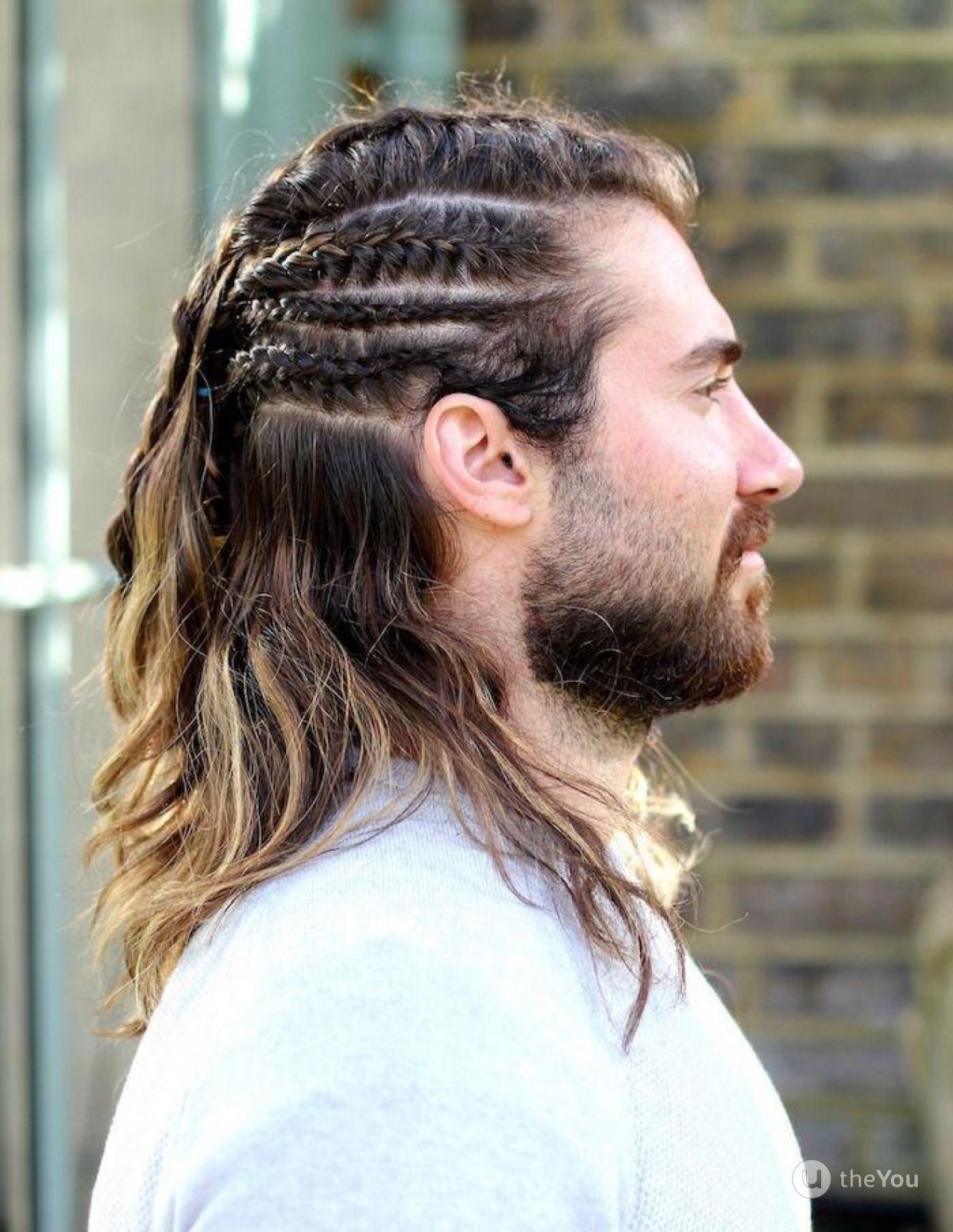 Мужские косички на средние волосы