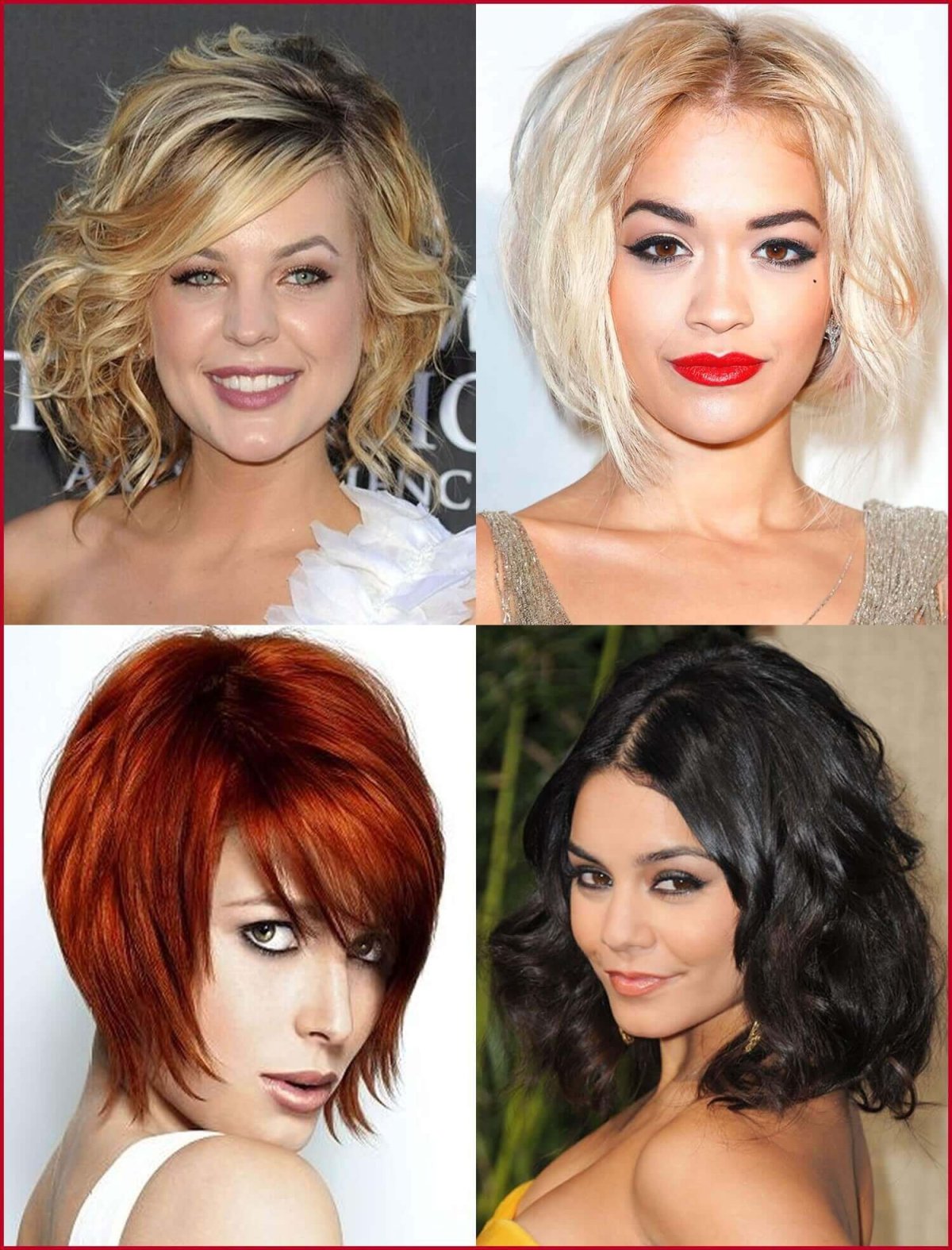 Прически для овального типа лица