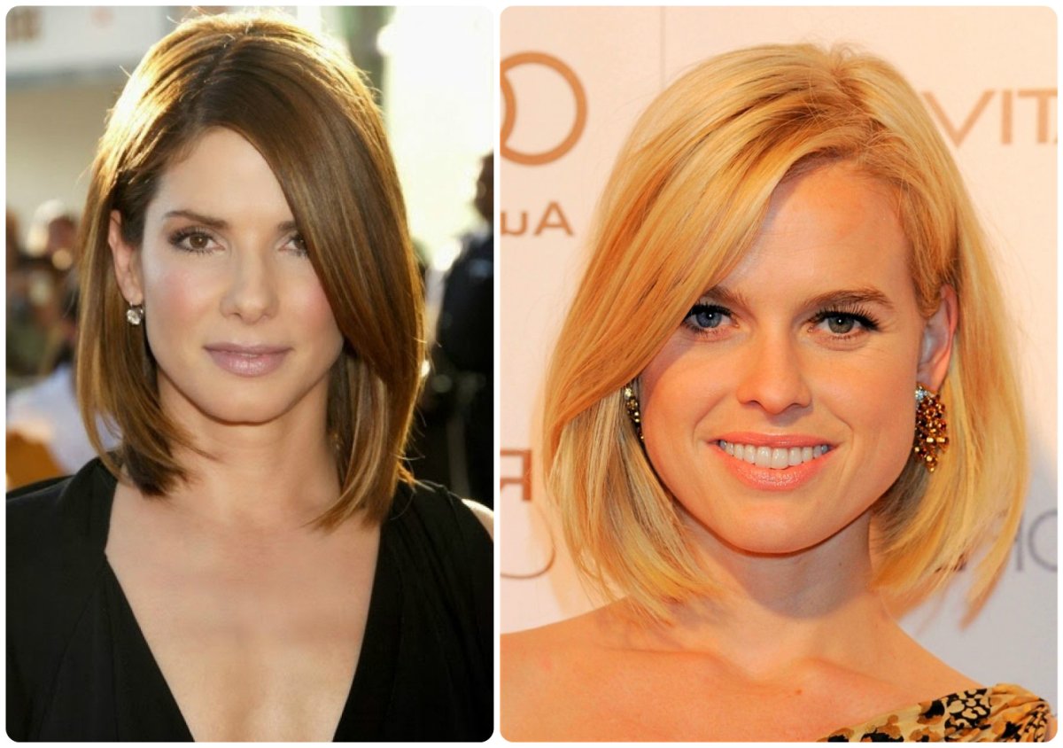 Стрижки для прямоугольного лица