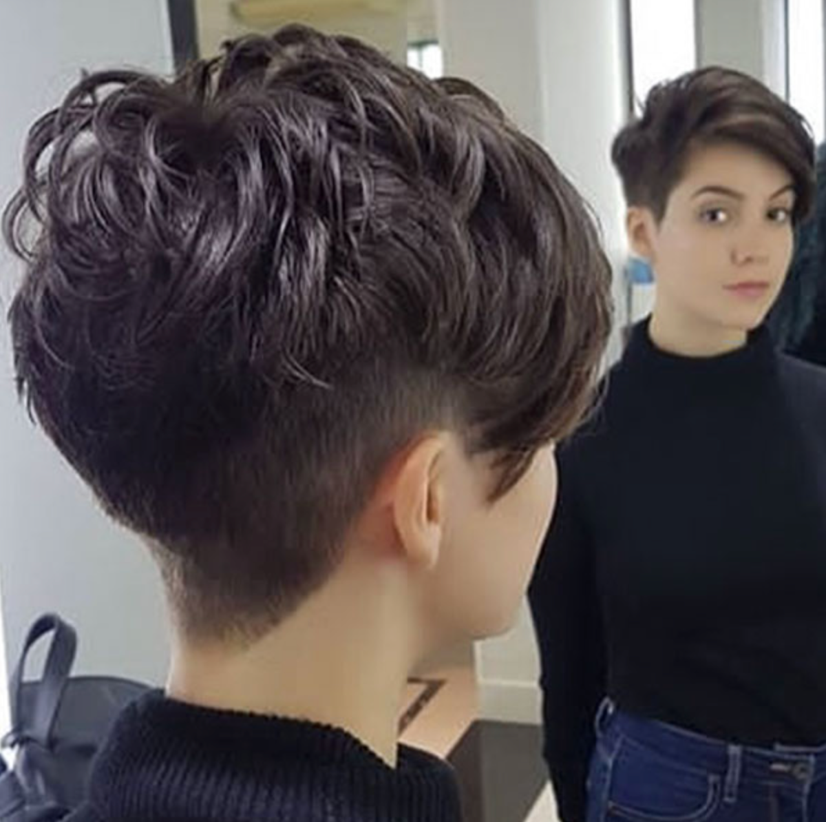 Пикси Томбой стрижка