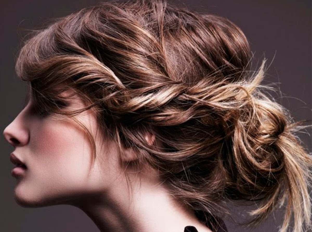 Прическа небрежные Локоны