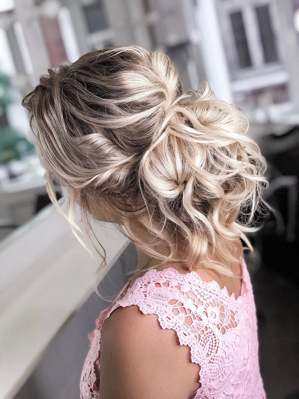 Текстурные волны прическа